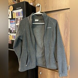 Columbia Gray Full-Zip Jacket